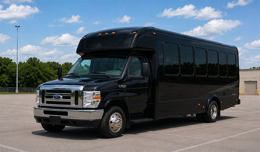 20-passenger minibus for charter in Arlington Heights, IL